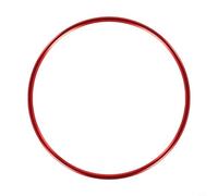 Drivstraw Cadre décoratif en alliage d'aluminium pour interrupteur de phare autocollant pour Jetta, et Passat - Finition bleue, rouge ou argentée (rouge)