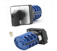 Drivstraw Commutateur rotatif à came LW26 Series, sélecteur de commande marche/arrêt à 3 positions pour panneaux électriques industriels, 20 A/32 A AC380 V ou DC 220 V, 3 pôles, 6 vis (32 A)