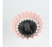 Drivstraw Cône de presse à papier filtre pour cafetière à bec verseur - pour matériau PLA - Design nervuré pour une adhérence sûre du filtre - Centre creux pour une utilisation créative - 8,1 x 3,6 cm