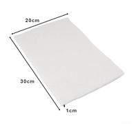 Drivstraw Couverture en fibre de céramique pour brûleur au bioéthanol, tapis de cheminée résistant aux hautes températures 1206 ℃, fibres de calcium-magnésium-silicate, insert de sécurité pour foyer