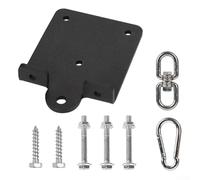 Drivstraw Crochet de sac de boxe en acier robuste - Support mural pour sac de frappe, cintre de sac lourd avec boucle de chaîne pivotante et mousqueton - Support pour sac de sable d'entraînement en