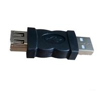 Drivstraw FireWire IEEE 1394 Adaptateur femelle 6 broches vers USB 2.0 Type-A mâle pour caméras vidéo, appareils photo numériques, disques durs et scanners - -and-play, sans pilote