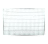 Drivstraw Grille de barbecue en acier inoxydable pour barbecue coréen japonais, pour camping, pique-nique, feu de joie, chauffage et circulation d'air pour viande, poisson (40 x 25 cm)