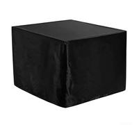 Drivstraw Housse de mobilier d'extérieur pour poêle de jardin, tissu Oxford 210D, protection résistante aux intempéries, compatible avec 79 x 79 x 61 cm à 135 x 135 x 75 cm, noir (112 x 112 x 56 cm)