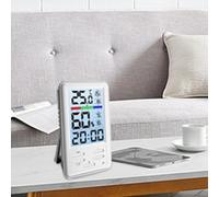 Drivstraw Humidité numérique et avec écran rétroéclairé, suivi historique haut-bas, thermomètre hygromètre d'intérieur pour la sécurité de la maison et du jardin