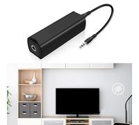 Drivstraw Isolateur de filtre de bruit en boucle de terre audio pour systèmes audio de voiture et domestiques - Dispositif d'isolation de sol commun audio de 3,5 mm pour éliminer les bourdonnements et