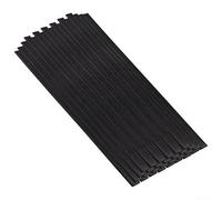 Drivstraw Kit de bandes de recouvrement pour piscine hors sol - 33/38/45 pièces de verrouillage en polyéthylène pour barres, 61 cm, noir, compatible avec piscines rondes et ovales (C (en 45 pièces)