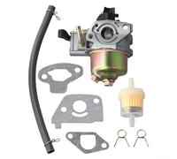 Drivstraw Kit de carburateur pour moteurs 152F GXH50 GX100 G100 G150, compatible avec MBX10 RT100 B100 Mini Moto et Go Kart modèles, 8 pièces avec tuyau de carburant