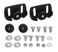 Drivstraw Kit de chaussures de souffleuse à neige antidérapant en métal pour 490-241-0038, compatible avec la plupart des souffleuses à neige à 2 et 3 étapes, 12 x 8 x 5 cm, noir et argent