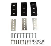 Drivstraw Kit de modification de turbine à neige en acier inoxydable avec 3 palettes en caoutchouc et bandes métalliques, 0,6 cm d'épaisseur, pour souffleuse à neige à 2 étapes, acier inoxydable 304