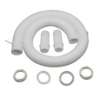 Drivstraw Kit de raccords de raccord de tuyau pour collecte d'eau de pluie, système de connexion de tuyau en plastique de 32 mm pour barils de stockage d'eau de jardin, compatible avec