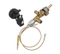Drivstraw Kit de réparation de gaz pour chauffage de terrasse avec sonde thermocouple et interrupteur de sécurité inclinable pour protection contre les flammes, compatible avec les chauffages de table