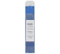 Drivstraw Lot de 10 électrodes en tungstène de soudage TIG - Électrode en tungstène au lanthane - Pointe bleue WL15 de 1,0 à 3,2 mm - Pour soudage TIG AC (1,0 mm x 150 mm)