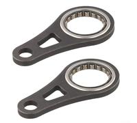 Drivstraw Lot de 2 bielles de rechange pour modèles HS81T HS82T HS86T HS87T, OEM 4237-640-6801, compatible avec boîte de vitesses de débroussailleuse de transmission, construction en acier (2 pièces)