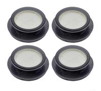 Drivstraw Lot de 4 filtres HEPA lavables pour aspirateur RED SOLUTION FV4S X20 Storm - Réutilisables - Facile à installer - Blanc - Pour les maisons avec des animaux domestiques ou des enfants