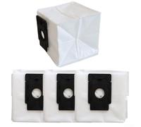 Drivstraw Lot de 4 sacs d'aspirateur de rechange pour 360 S8 Plus, Botslab S8 Plus et Honor Choice R2 Plus - 4 ou 10 sacs à poussière en non-tissé de grande capacité (blanc + noir)