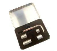 Drivstraw Lot de 4 vis métalliques pour queue de billard Cuetec - 0,3/0,5/1/42,5 g pour un ajustement précis de l'équilibre - Kit de poids argenté à installation rapide
