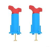 Drivstraw Lot de 40 outils d'installation de carrelage réutilisables avec broches en acier à positionnement rapide pour carrelage mural et sol