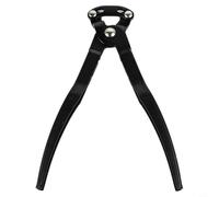 Drivstraw Pince de serrage décalée pour capot anti-poussière et installation de coffre en acier au carbone - 25 cm - Noir - Convient pour automobile