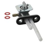 Drivstraw Robinet de carburant avec filtre pour réservoir d'essence de moto - Construction en métal et plastique, 34 mm, montage centre-à-centre, compatible avec PW80, TTR125, BW80