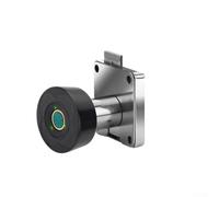 Drivstraw Serrure de tiroir en alliage de zinc pour armoires, boîtes aux lettres, boîtes de rangement et meubles de bureau - Cylindre de 37,5 mm de diamètre, utilisation à une porte, noir ou (noir)