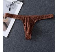 Drivstraw Slip Homme G-String Jacquard Maille Transparente Pouch Convexe | Tissu jacquard transparent, 95% polyester + 5% élasthanne, léger et respirant pour un confort optimal