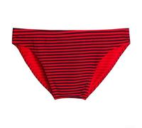 Drivstraw Slip rayé pour homme en modal doux sans poche, côté étroit, taille basse, pour usage quotidien, culotte sissy (2XL, rouge)
