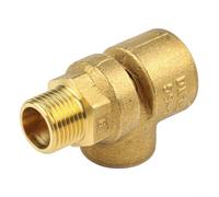 Drivstraw Soupape d'aspiration en laiton pour plomberie - DN15 - Large plage de température (-10°C à 120°C), compatible avec les systèmes de chauffage et industriels