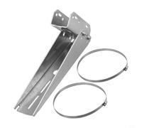 Drivstraw Support de panneau solaire en aluminium pour montage monopolaire ou mural, angle d'inclinaison réglable de 30 °, système de rayonnage photovoltaïque pour énergie solaire résidentielle