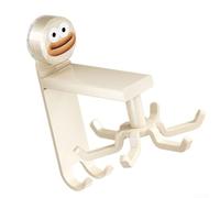 Drivstraw Support rotatif à ventouse, support mural à 360 degrés pour ustensiles de cuisine, organisateur de rangement sans perçage pour spatules et cuillères, aluminium spatial et ABS
