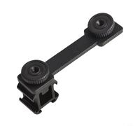 Drivstraw Support triple griffe pour stabilisateurs d'appareil photo - Alliage d'aluminium pour usiné CNC, finition oxydée, base filetée 6,35 mm compatible avec DJI Osmo Mobile 2, Zhiyun Smooth