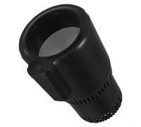 Drivstraw Tasse électrique chaude et froide 12 V avec doublure en alliage d'aluminium, refroidisseur et réchauffeur de boissons de voiture avec adaptateur d'alimentation domestique, noir