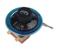 Drivstraw Thermostat de four électrique - Interrupteur de commande réglable, 50-300 °C, normalement fermé, AC 250 V 16 A, design tube capillaire pour un contrôle précis