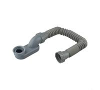 Drivstraw Tuyau d'évacuation de baignoire en ABS avec siphon en P flexible pour baignoire autoportante, drain de baignoire sur pied profil bas pour un débit d'eau efficace et un gain de place