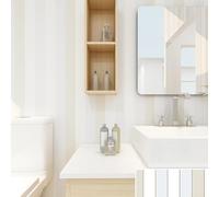 Drivstraw WTD Sticker mural en vinyle imperméable et amovible pour salle de bain, cuisine, toilettes et décoration d'intérieur 61 x 100 cm