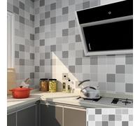 Drivstraw WTD Sticker mural en vinyle imperméable et amovible pour salle de bain, cuisine, toilettes et décoration d'intérieur 61 x 100 cm