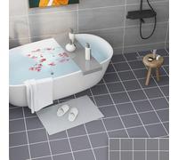 Drivstraw WTD Sticker mural en vinyle imperméable et amovible pour salle de bain, cuisine, toilettes et décoration d'intérieur 61 x 100 cm