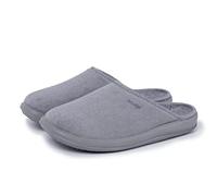 DrLuigi Chaussures Médicinales Adulte Femme - Chaussons à mémoire de Forme Intérieur extérieur Coton Italien - Fabriqué en UE (Gris, 39)