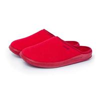 DrLuigi Chaussures Médicinales Adulte Femme - Chaussons à mémoire de Forme Intérieur extérieur Coton Italien - Fabriqué en UE (Rouge, 42)