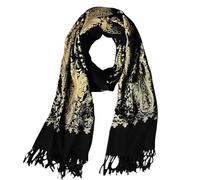 DRMEE Echarpe Chale Automne Écharpe Femme Gland Châle Écharpe Enveloppes Imitation Cachemire Garder Au Chaud Pour L'hiver Écharpes Chaudes d'hiver (Color : Siyah, Size : 200 * 70cm)