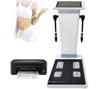 Drmoxin Appareil d'analyse d'impédance bioélectrique Tactile HD 10,1 Pouces, Scanner corporel Intelligent pour l'évaluation de la santé, analyseur de Composition corporelle basé sur la Taille