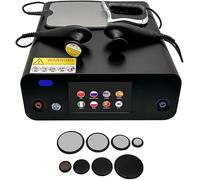 Drmoxin Appareil Portable de thérapie Tecar 448K, Appareil de thermothérapie 448K, Appareil de diathermie Ret/CET Tecar Therapy avec 8 têtes de Travail pour Le Lifting de la Peau