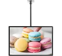 Drmoxin Caisson Lumineux LED Ultra-Fin à Cadre Clipsable,Panneau De Menu Lumineux LED,Caisson Lumineux Publicitaire LED, Panneau D'affichage Suspendu pour Décoration,Exposition,Horizontal-30 * 40cm