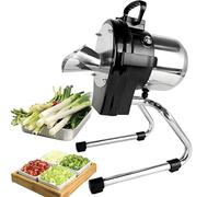 Drmoxin Coupe-Légumes Professionnel - Machine De Coupe Râpée Haute Vitesse avec épaisseur Réglable, Facile à Nettoyer, Idéale pour Restaurants Et Cuisines Domestiques,110LK