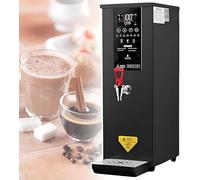 Drmoxin Distributeur d'eau Chaude, Chauffe-Eau électrique Professionnel, Grande Capacité, écran LCD, Chauffage Rapide pour Restaurant, Maison, Bureau Black