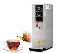 Drmoxin Distributeur d'eau Chaude électrique Professionnel avec écran Tactile LCD Et Température Réglable De 86 à 212 °F - Machine à Eau Chaude Instantanée pour Restaurants, Cafés Et Bureaux Silver