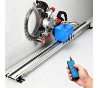 Drmoxin Guide de Coupe pour scie Circulaire sur béton, Rail linéaire de Coupe Automatique, Support Mural avec Bascule rotative et Levage par Simple Pression d'un Bouton, pour Murs et sols en béton 3m
