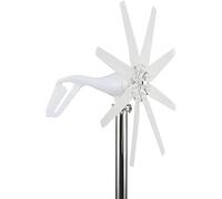 Drmoxin Kit De Générateur D'éolienne, 10 000 W 12 V 24 V 48 V, 8 Pales, avec Contrôleur Mppt, pour La Recharge De Bateaux Ou De Maisons Mobiles 220V