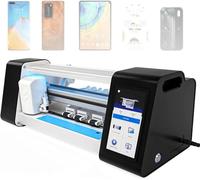 Drmoxin Machine Multifonctionnelle De Découpe De Film D'écran Intelligent, Machine De Découpe De Film pour Téléphone Portable, Coupe-Film Protecteur D'écran Intelligent avec écran Tactile