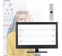 Drmoxin Tableau d'acuité visuelle numérique Optique LCD 18,5/21,5 Pouces, Panneau de Tableau de Vision,Distance de Mesure réglable de 1 à 6 m, pour Les examens médicaux des Yeux,18.5Inch
